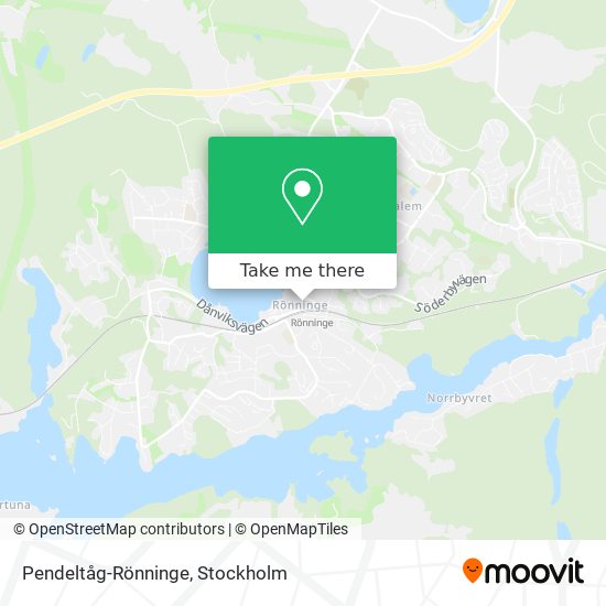 Pendeltåg-Rönninge map