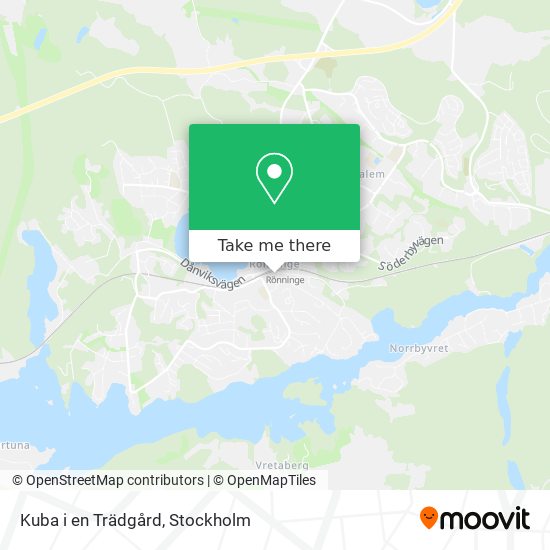 Kuba i en Trädgård map