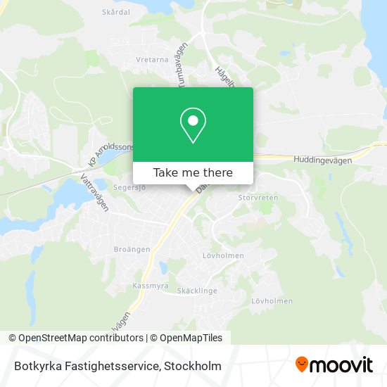 Botkyrka Fastighetsservice map