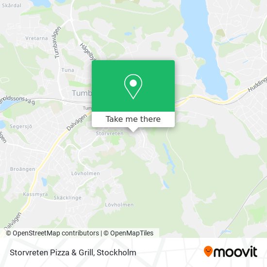 Storvreten Pizza & Grill map