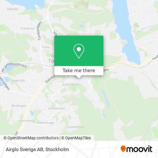 Airglo Sverige AB map