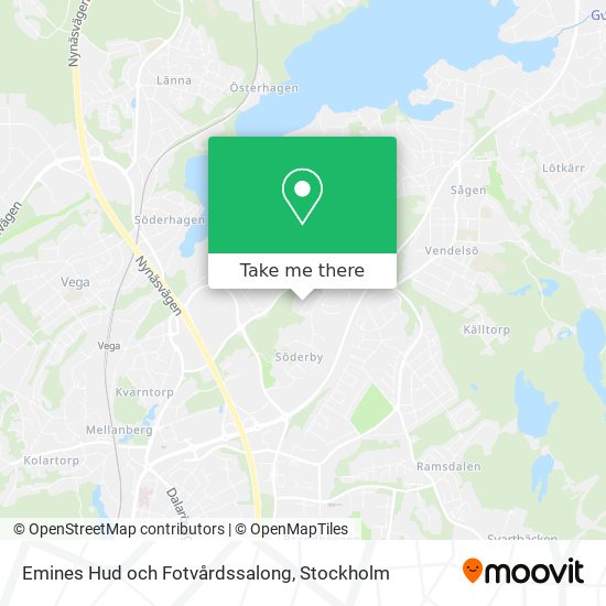 Emines Hud och Fotvårdssalong map