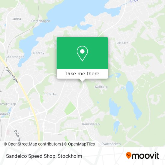 Sandelco Speed Shop map