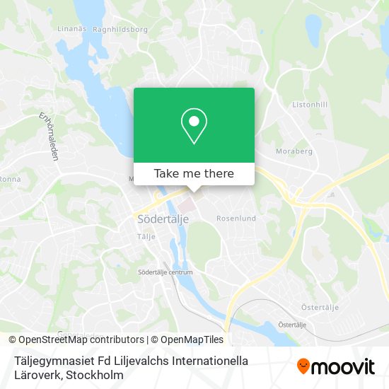 Täljegymnasiet Fd Liljevalchs Internationella Läroverk map