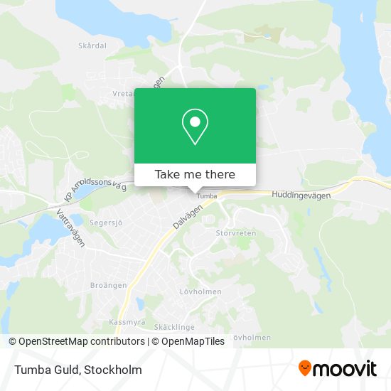 Tumba Guld map