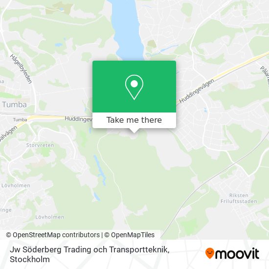 Jw Söderberg Trading och Transportteknik map