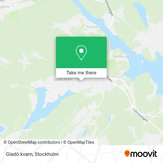 How to Get to Gladö kvarn in Huddinge by Bus or Train?