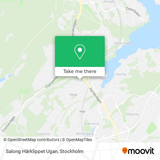 Salong Hårklippet Ugan map