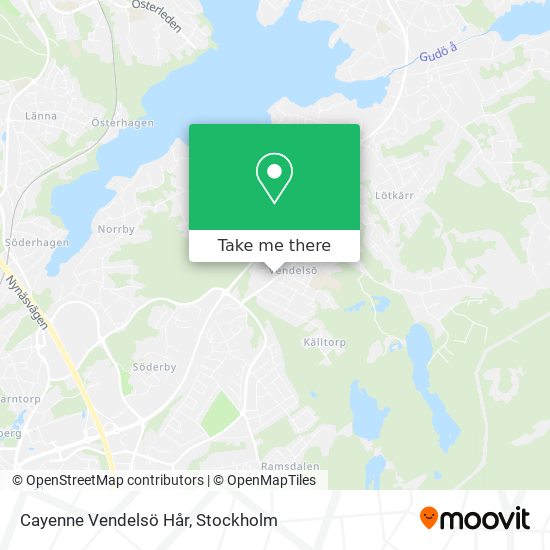 Cayenne Vendelsö Hår map