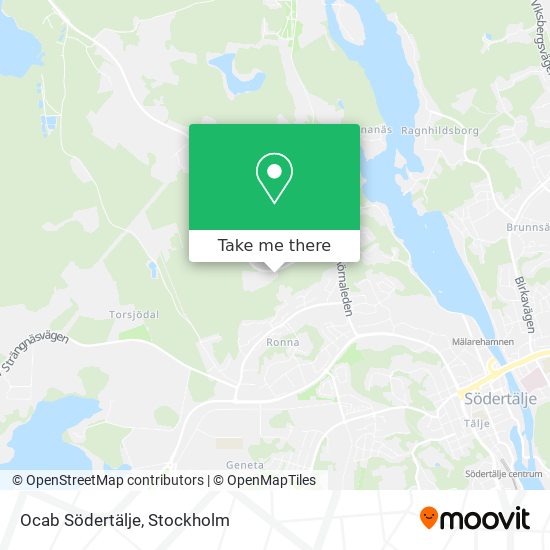 Ocab Södertälje map