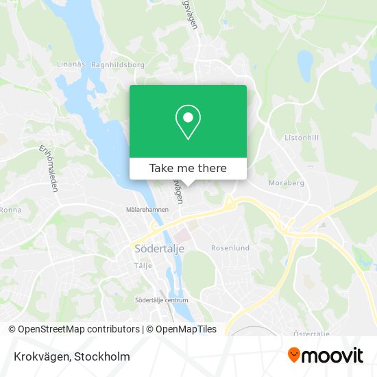 Krokvägen map