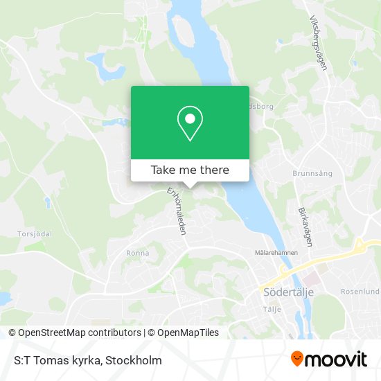 S:T Tomas kyrka map