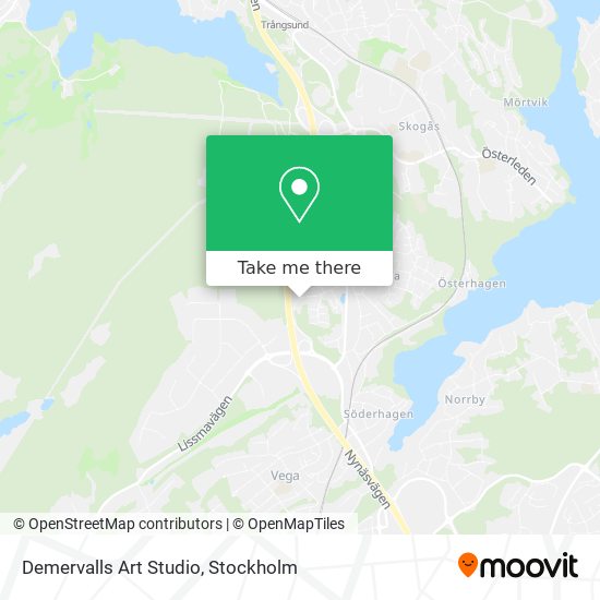 Demervalls Art Studio map