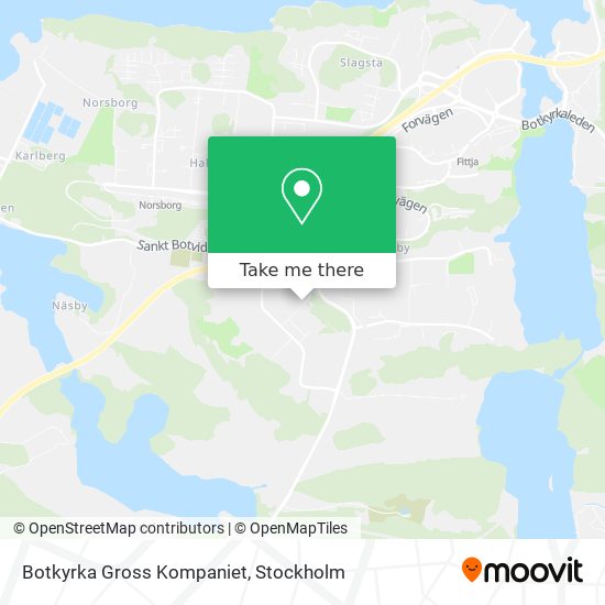 Botkyrka Gross Kompaniet map