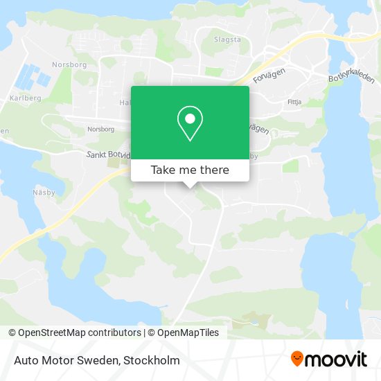 Auto Motor Sweden map