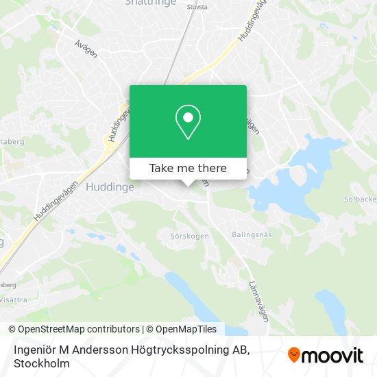 Ingeniör M Andersson Högtrycksspolning AB map