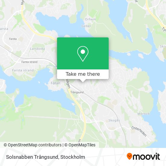 Solsnabben Trångsund map