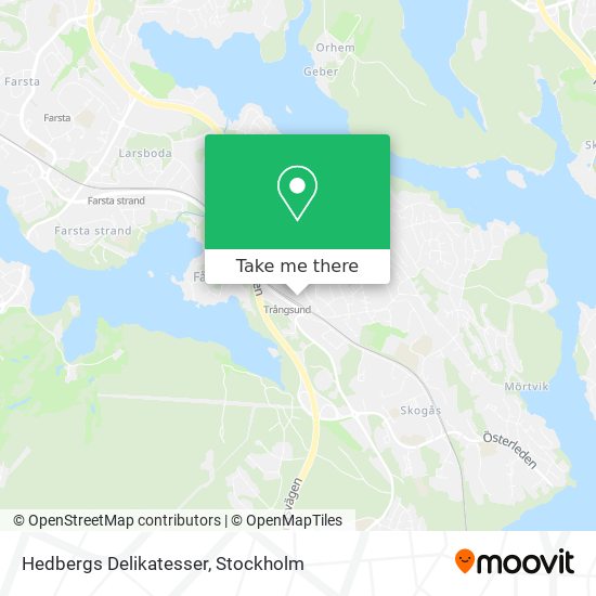 Hedbergs Delikatesser map