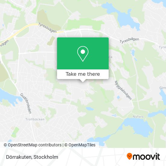 Dörrakuten map