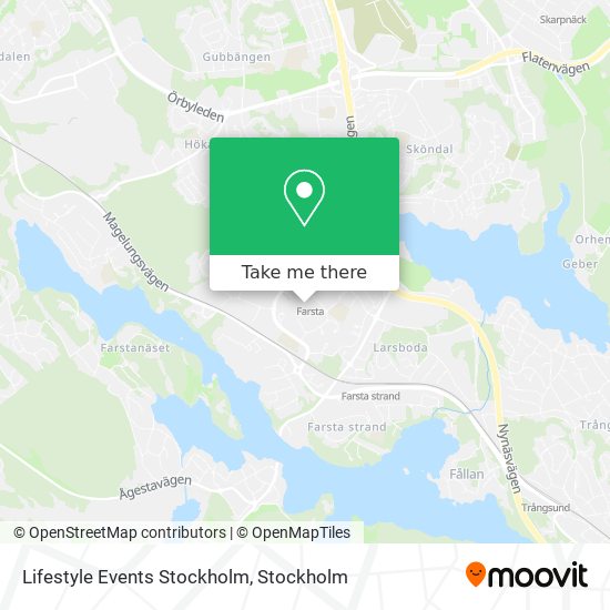 Lifestyle Events Stockholm map