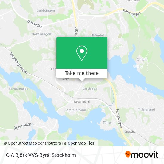 C-A Björk VVS-Byrå map