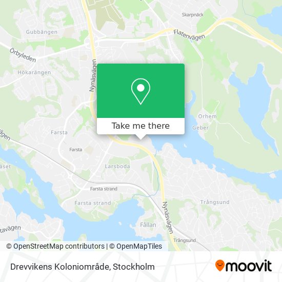 Drevvikens Koloniområde map