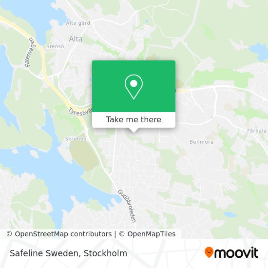 Safeline Sweden map