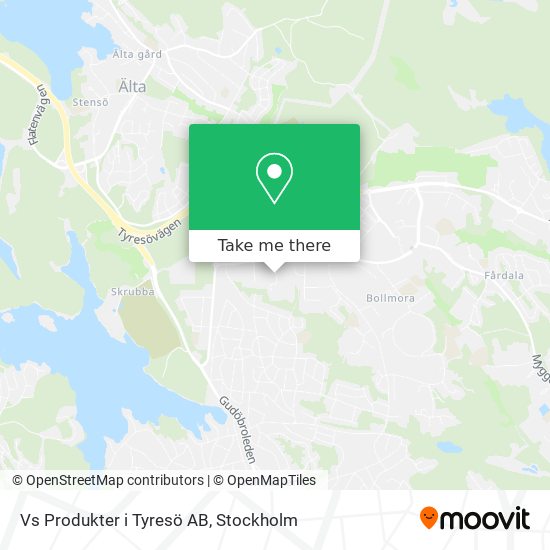 Vs Produkter i Tyresö AB map