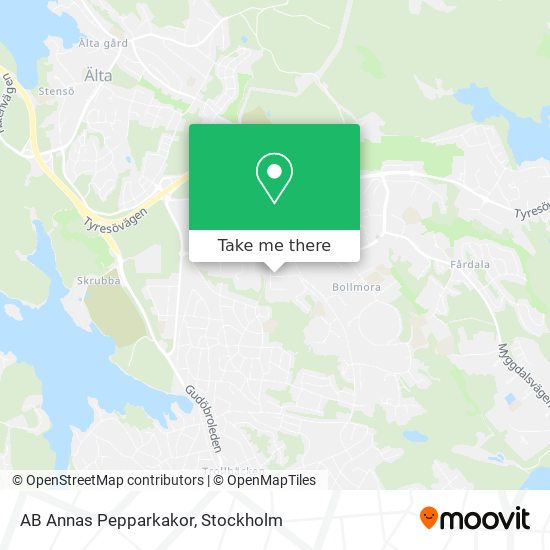 AB Annas Pepparkakor map