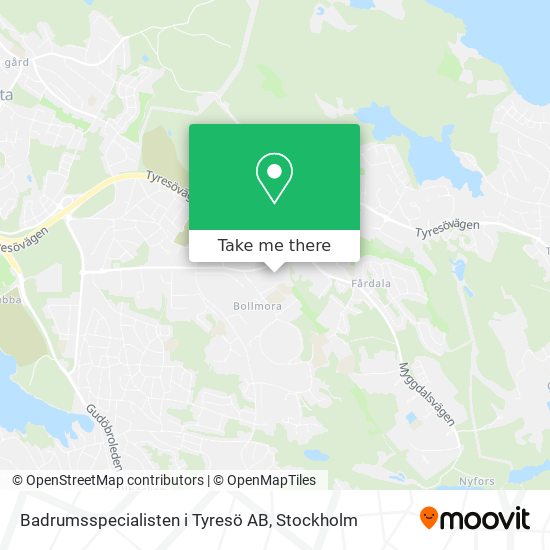 Badrumsspecialisten i Tyresö AB map