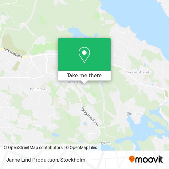 Janne Lind Produktion map