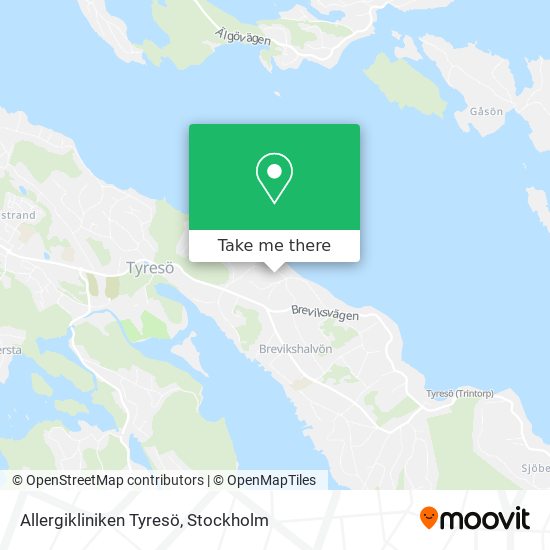 Allergikliniken Tyresö map