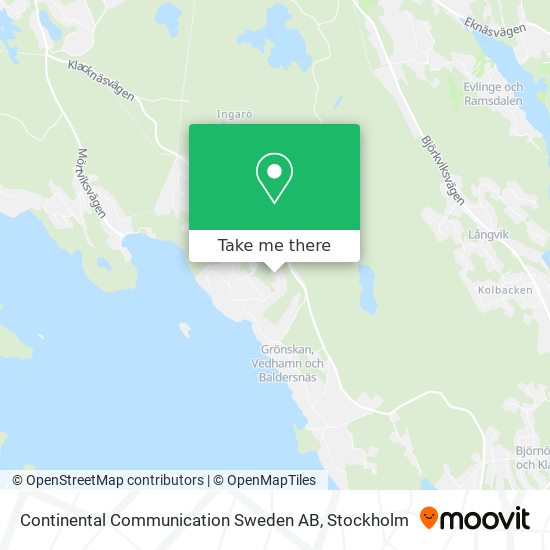 Continental Communication Sweden AB map