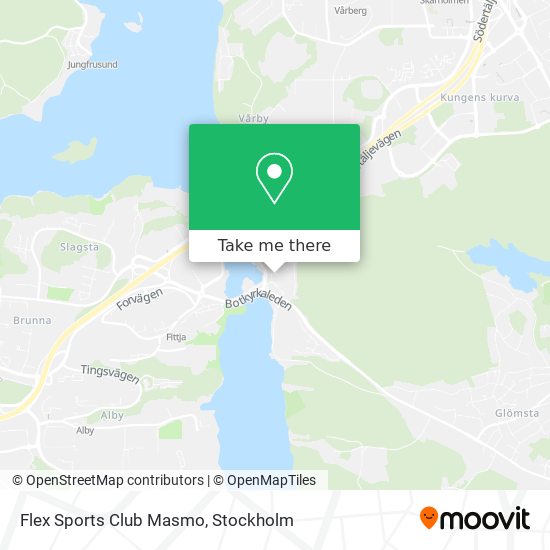 Flex Sports Club Masmo map