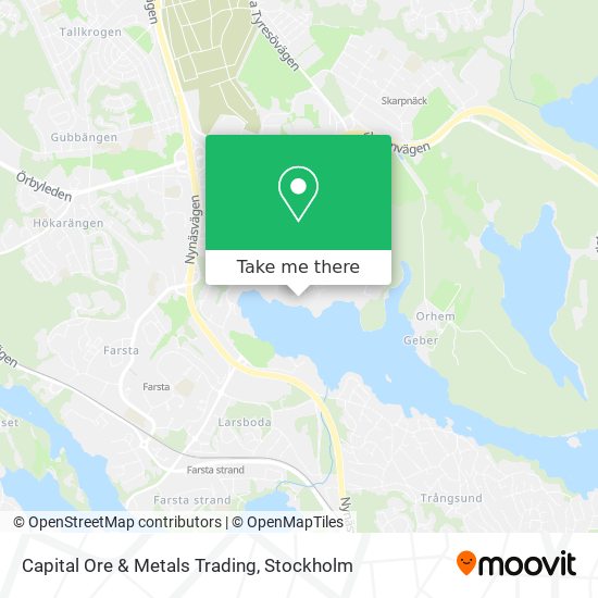 Capital Ore & Metals Trading map