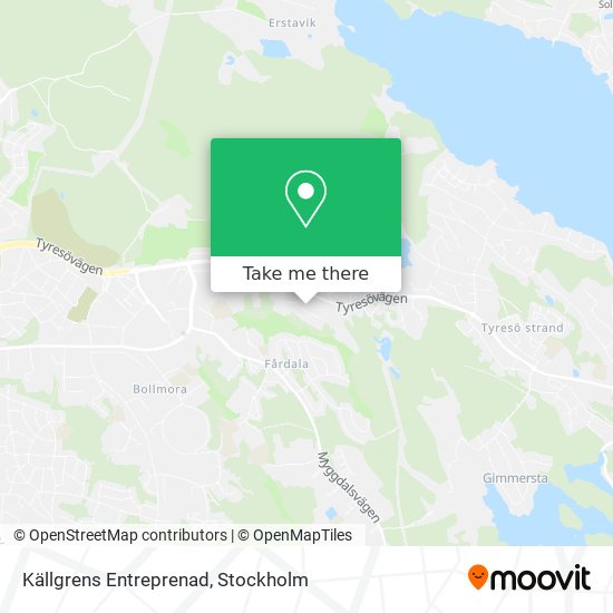 Källgrens Entreprenad map