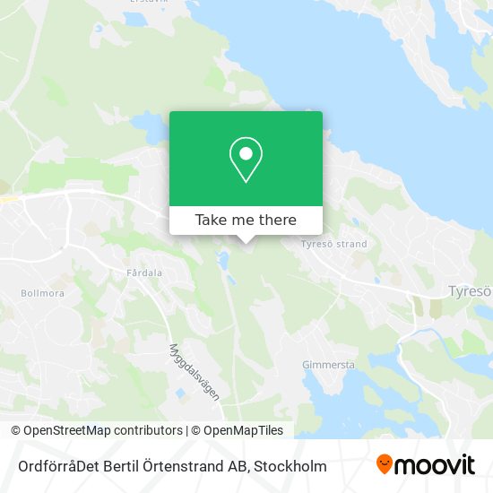 OrdförråDet Bertil Örtenstrand AB map