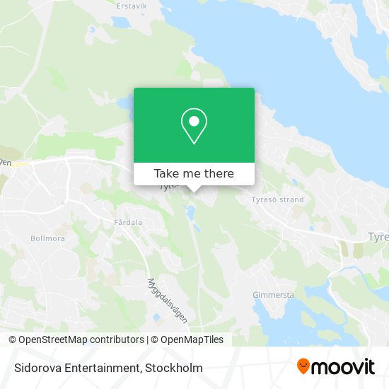 Sidorova Entertainment map