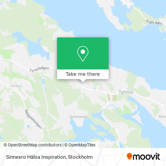 Sinnesro Hälsa Inspiration map