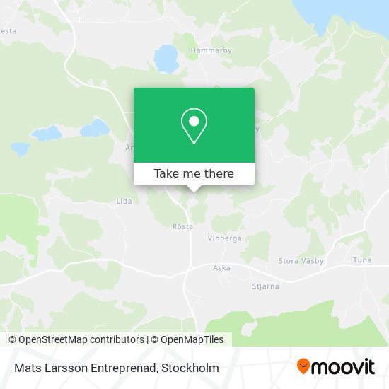 Mats Larsson Entreprenad map