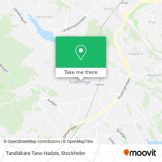 Tandläkare Tano Hadzis map