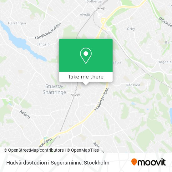 Hudvårdsstudion i Segersminne map