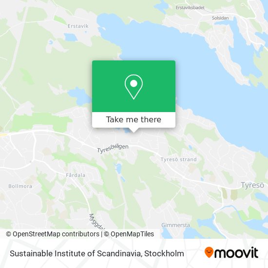 Sustainable Institute of Scandinavia map