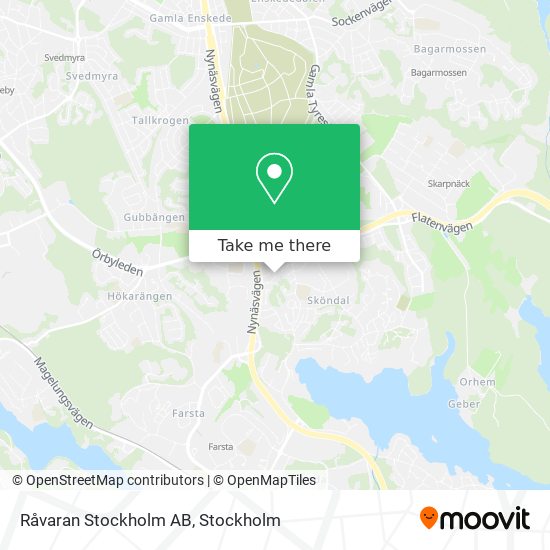 Råvaran Stockholm AB map