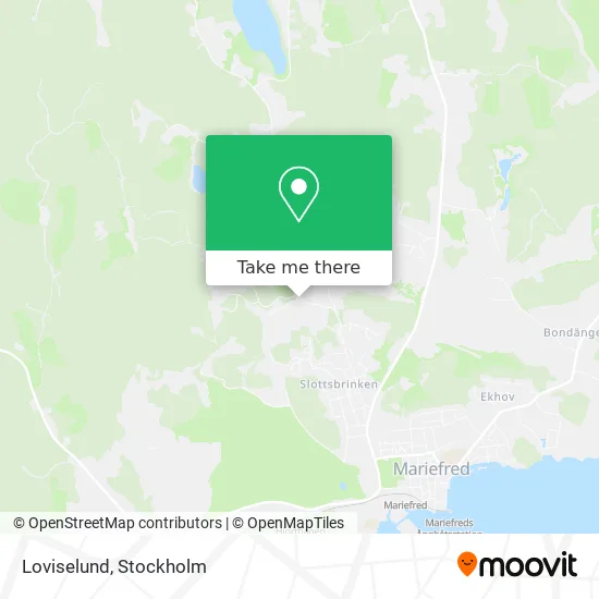 Loviselund map