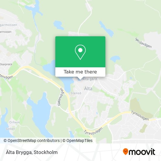 Älta Brygga map