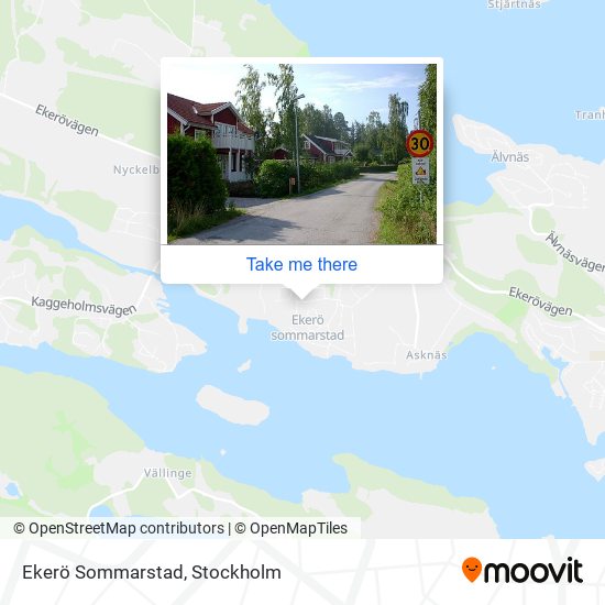 Ekerö Sommarstad map