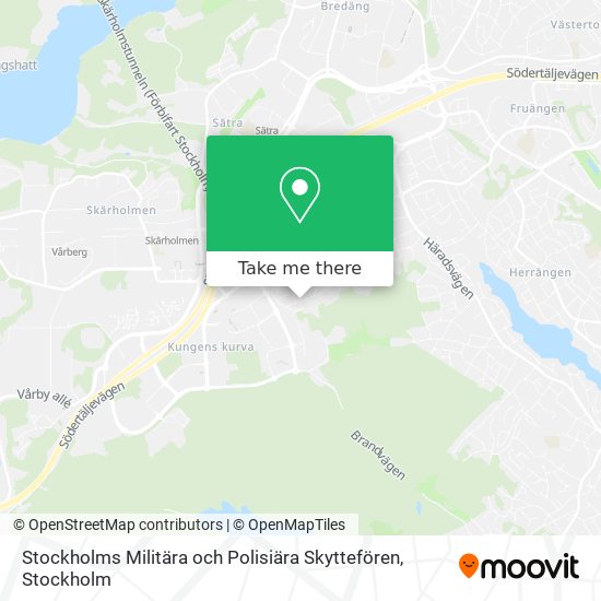 Stockholms Militära och Polisiära Skyttefören map