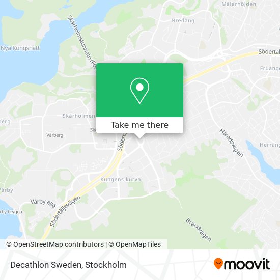 Decathlon Sweden map