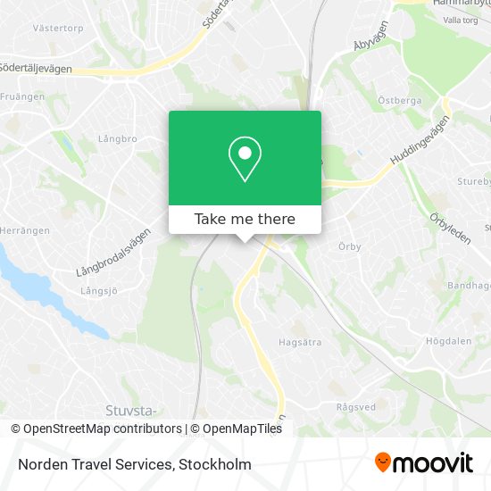 Norden Travel Services map